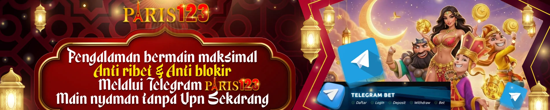 PARIS123 ANTI RIBET ANTI BLOKIR 